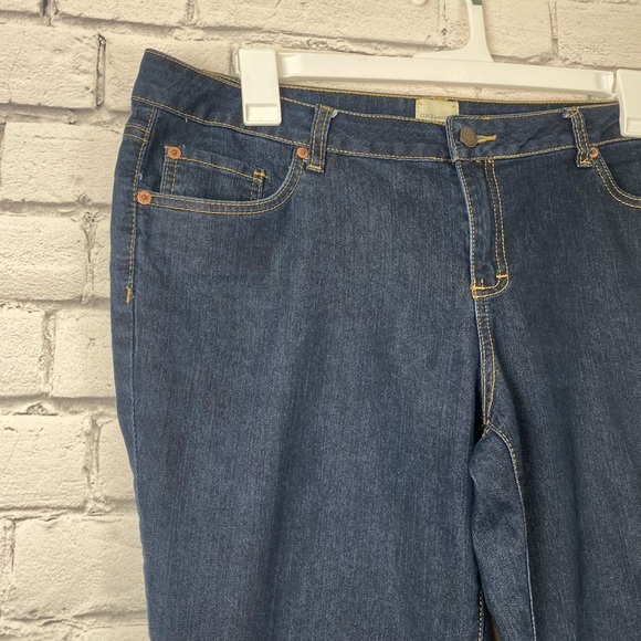 G.H. Bass Dark Wash Stretch Skinny Jeans size 14 - Picture 2 of 6